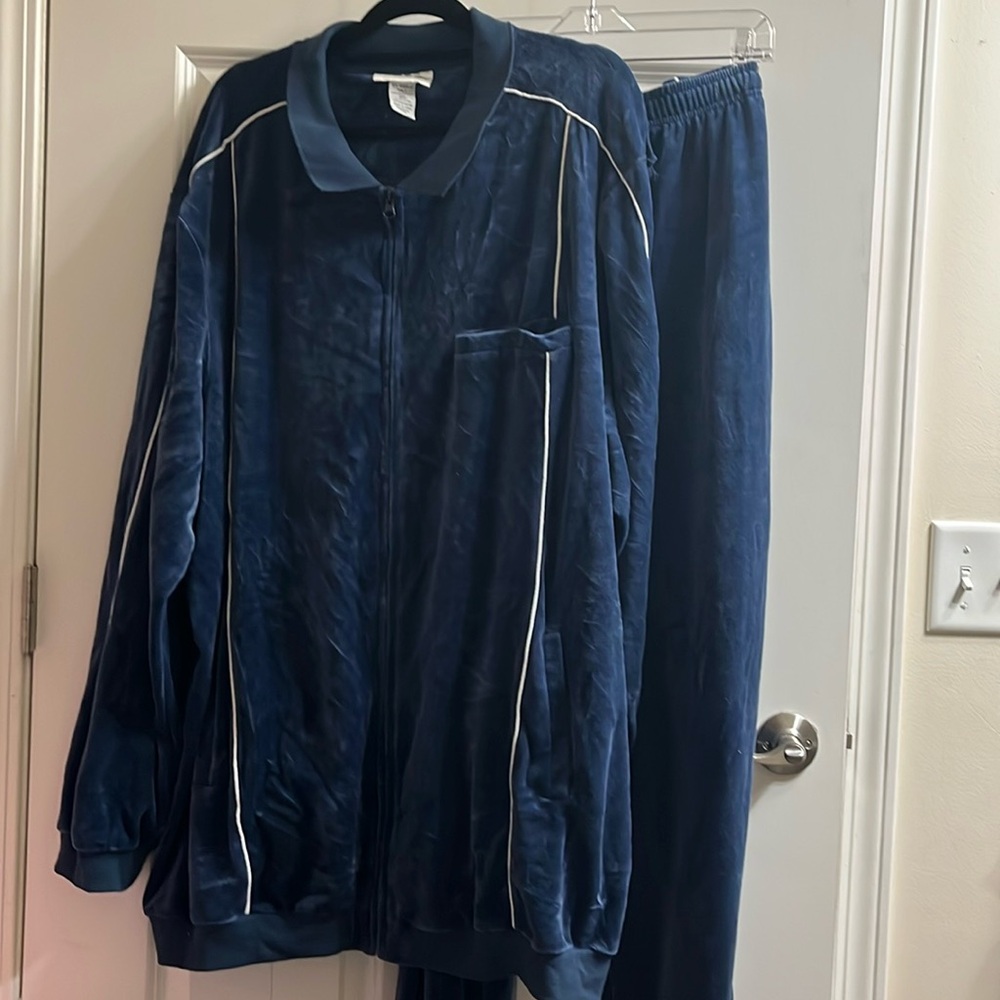 King Size 3XL Velour 2 piece jogging set